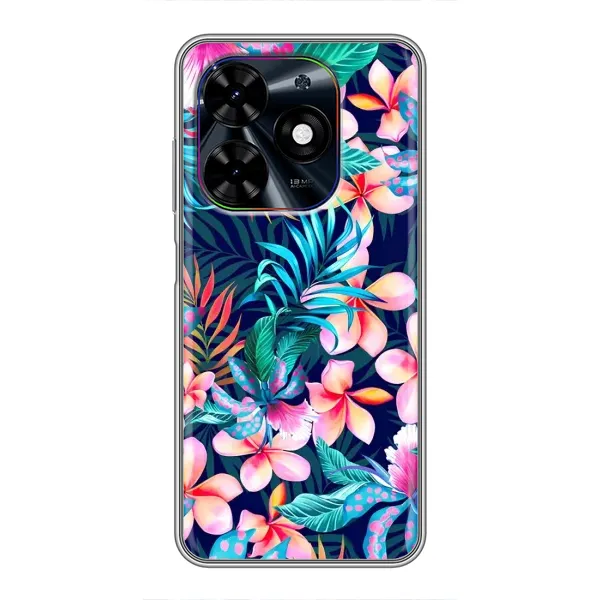 Чохол з принтом «Мальовничі квіти» для TECNO Spark Go 2024 (BG6)