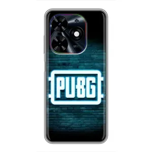 Чехол с принтом «Лого PUBG» для TECNO Spark Go 2024 (BG6)