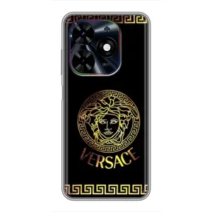 Чехлы VERSACE для ТЕхно Спарк ГО 2024 (PREMIUMPrint) (Logo Versace)
