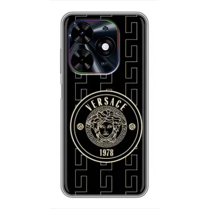 Чехлы VERSACE для ТЕхно Спарк ГО 2024 (PREMIUMPrint) (Лого Версаче)