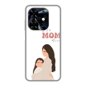Чехлы для мамы на Tecno Spark Go 2024 (BG6) (Мама и дочка)