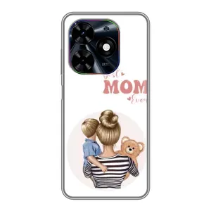 Чехлы для мамы на Tecno Spark Go 2024 (BG6) (Мама и сын)