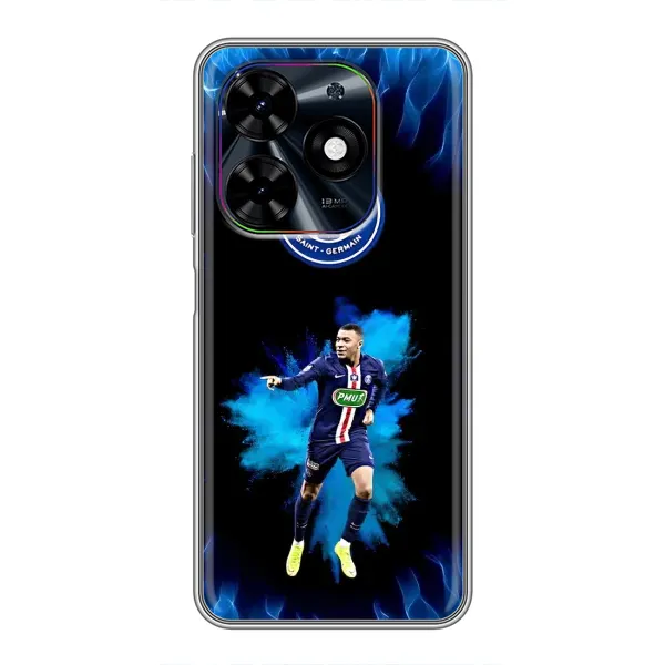 Чехол с принтом «Мбаппе в огне» для TECNO Spark Go 2024 (BG6)