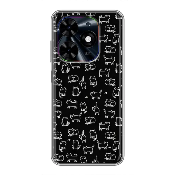 Чехол с принтом «Меленькие котики» для TECNO Spark Go 2024 (BG6) Чехол с принтом «Меленькие котики» для TECNO Spark Go 2024 (BG6)