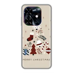 Рождественские Чехлы для Tecno Spark Go 2024 (BG6) (VPrint)