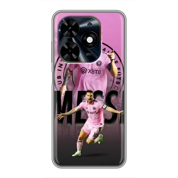 Чехол с принтом «Messi Miami» для TECNO Spark Go 2024 (BG6)
