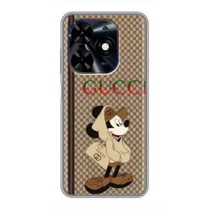 Чехлы ГУЧЧИ для ТЕхно Спарк ГО 2024 (AlphaPrint) (Mickey GUCCI)