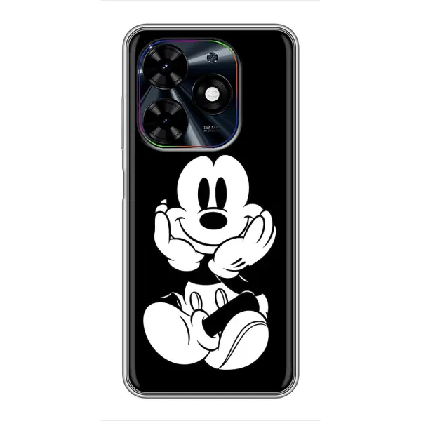 Чехол с принтом «Микки на черном» для TECNO Spark Go 2024 (BG6)
