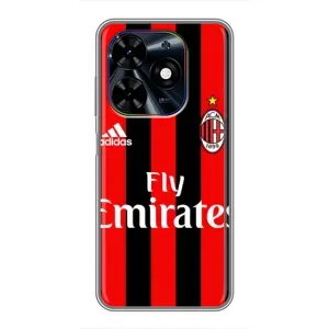Чехлы для Tecno Spark Go 2024 (BG6) (VPrint) - Футбольные клубы (Milan)
