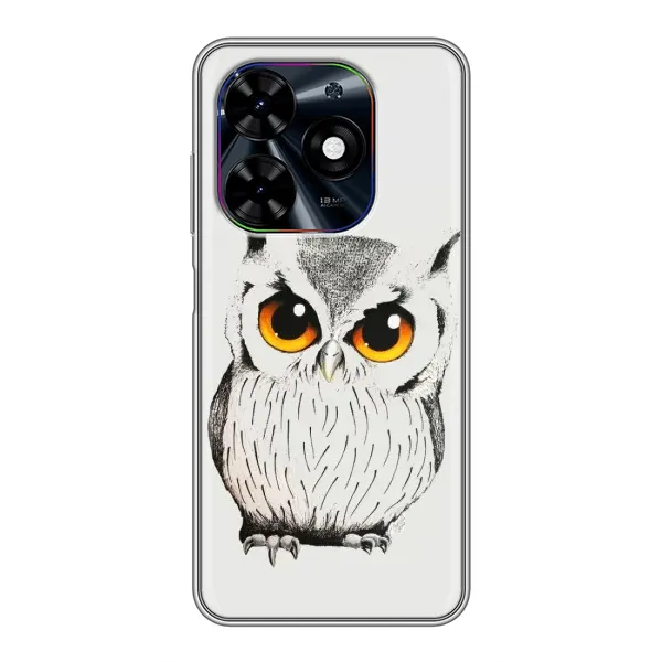 Чохол з принтом «Мила Сова» для TECNO Spark Go 2024 (BG6) Чохол з принтом «Мила Сова» для TECNO Spark Go 2024 (BG6)