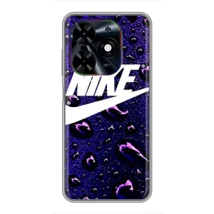 Чехол для Tecno Spark Go 2024 (BG6) - с принтом Найк (AlphaPrint) (Найк принт)