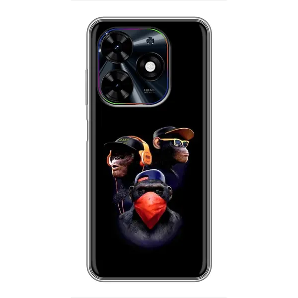 Чехол с принтом «Три обезьяны» для TECNO Spark Go 2024 (BG6) Чехол с принтом «Три обезьяны» для TECNO Spark Go 2024 (BG6)