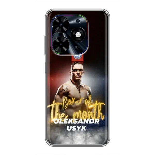 Чехол с принтом «Olexandr Usyk» для TECNO Spark Go 2024 (BG6)