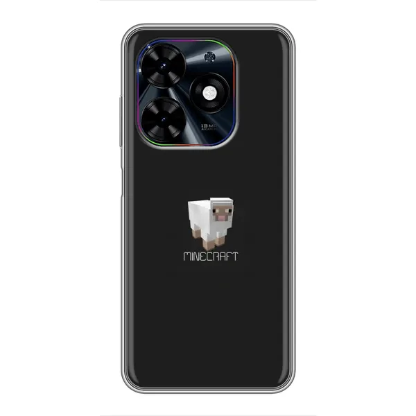 Чохол з принтом «Овечка Майнкрафт» для TECNO Spark Go 2024 (BG6)