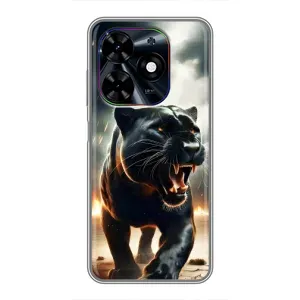 Чохол з картинкою 'Хижаки' для Tecno Spark Go 2024 (BG6) (Чорна пантера)
