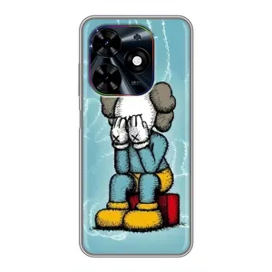 Чехлы для Tecno Spark Go 2024 (BG6) - Bearbrick Louis Vuitton (PREMIUMPrint) (Плач Bearbrick)