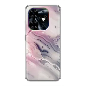 Мраморный чехол на Tecno Spark Go 2024 (BG6) (VPrint) (Пурпурный Мрамор)