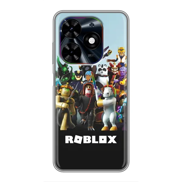 Чехол с принтом «ROBLEX» для TECNO Spark Go 2024 (BG6)