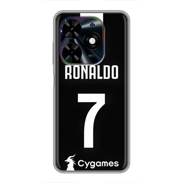 Чехол с принтом «RONALDO 7» для TECNO Spark Go 2024 (BG6)