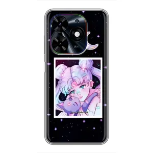 Чехлы Персонажи Аниме Наруто для Tecno Spark Go 2024 (BG6) (AlphaPrint) (Сейлор Мун)