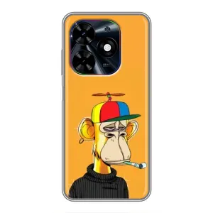 Чехлы с Обезьянами NFT для Tecno Spark Go 2024 (BG6) (AlphaPrint) (Скучающая Обезьяна NFT)