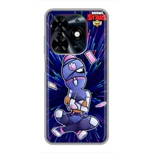 Чехлы Brawl Stars для Tecno Spark Go 2024 (BG6) (AlphaPrint) (Тара)