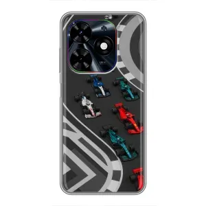 Чехол Формула1 на Tecno Spark Go 2024 (BG6) (Трасса Ф1)
