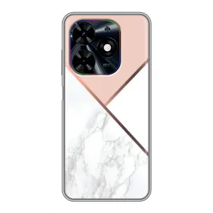 Мраморный чехол на Tecno Spark Go 2024 (BG6) (VPrint) (Тройной мрамор)
