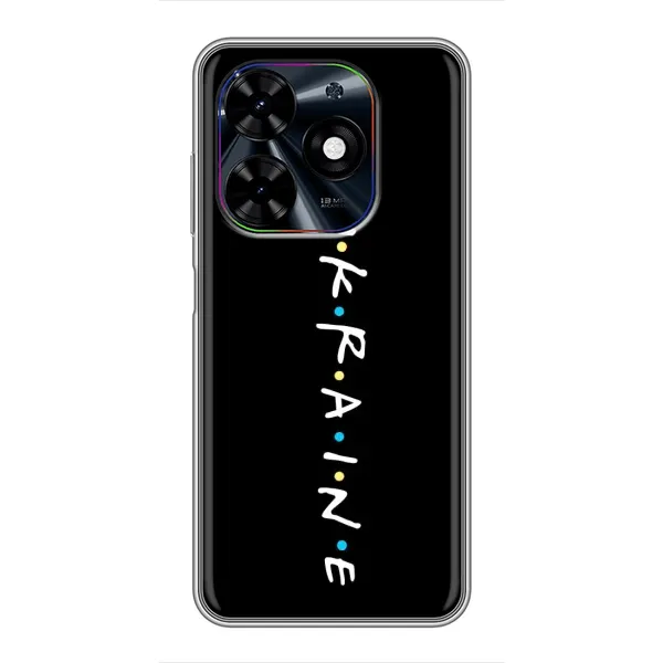 Чехол с принтом «UKRAINE» для TECNO Spark Go 2024 (BG6) Чехол с принтом «UKRAINE» для TECNO Spark Go 2024 (BG6)