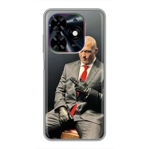Чехол с принтом «Усик Hitman» для TECNO Spark Go 2024 (BG6)