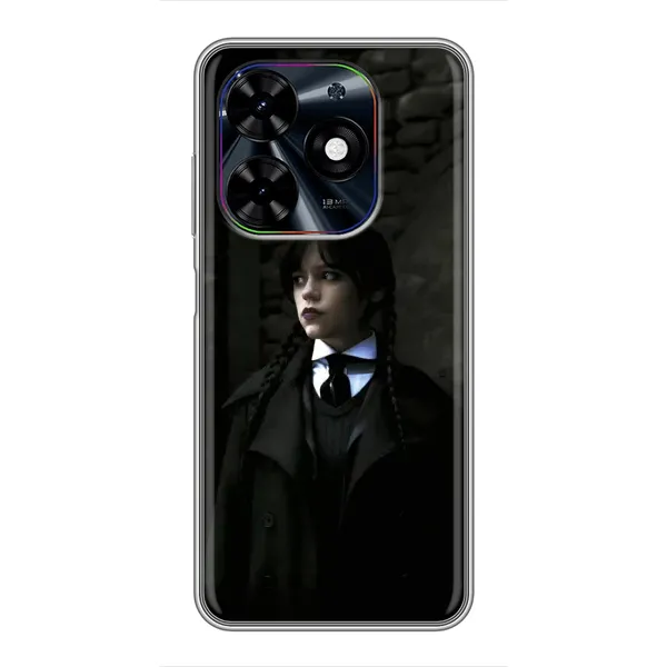 Чохол з принтом «Темний стиль Венздей» для TECNO Spark Go 2024 (BG6) Чохол з принтом «Темний стиль Венздей» для TECNO Spark Go 2024 (BG6)