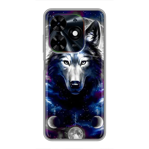Чехол с принтом «Волк» для TECNO Spark Go 2024 (BG6) Чехол с принтом «Волк» для TECNO Spark Go 2024 (BG6)