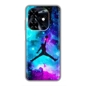 Чехлы для Tecno Spark Go 2024 (BG6) - с картинкой JORDAN (AlphaPrint) (Яркий Джордан)