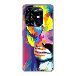 Чехол с принтом «Яркий Лев» для TECNO Spark Go 2024 (BG6)