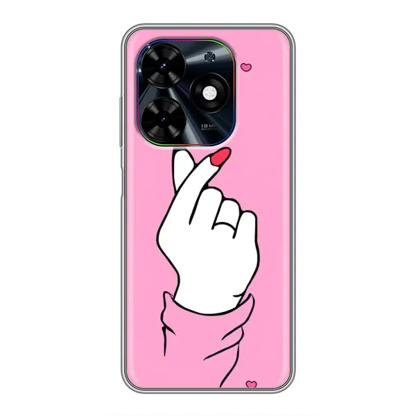 Чехол с принтом «Знак Love» для TECNO Spark Go 2024 (BG6)