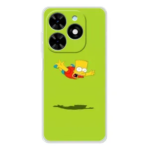 Чехол с Симпсонами для Tecno Spark Go 2025 (VPrint)