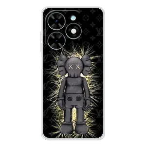 Чохли для Tecno Spark Go 2025 - Bearbrick Louis Vuitton (PREMIUMPrint) (Bearbrick LV)