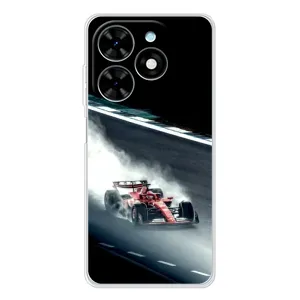 Чехол Формула1 на Tecno Spark Go 2025 (Болид гоночный)