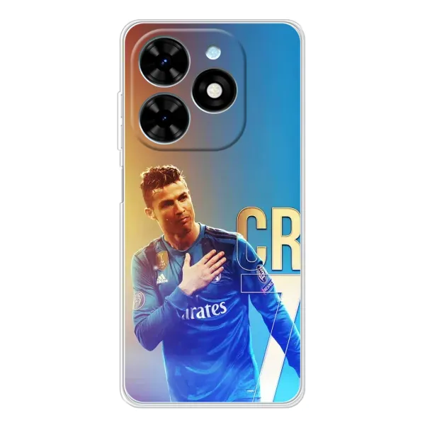 Чехол с принтом «CR7 Real» для TECNO Spark Go 2025