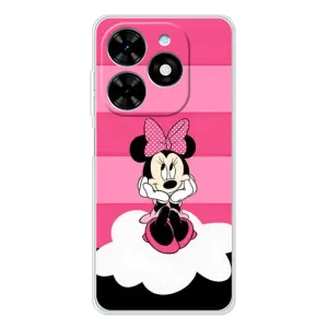 Эксклюзивный чехол для Tecno Spark Go 2025 (AlphaPrint - Мультяшные) (Девочка Maus)