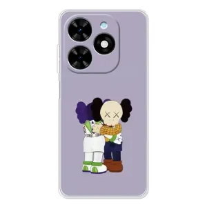Чохли для Tecno Spark Go 2025 - Bearbrick Louis Vuitton (PREMIUMPrint) (Дружба Беарбрік)