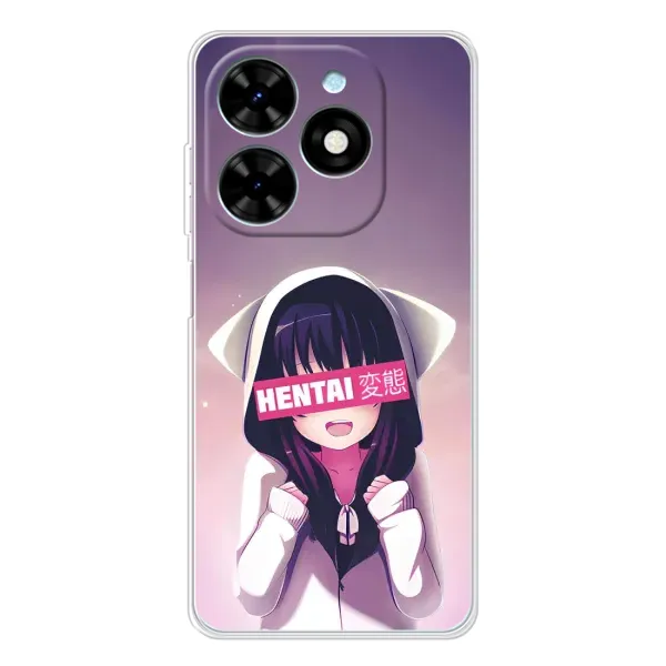Чохол з принтом «Hentai chan» для TECNO Spark Go 2025