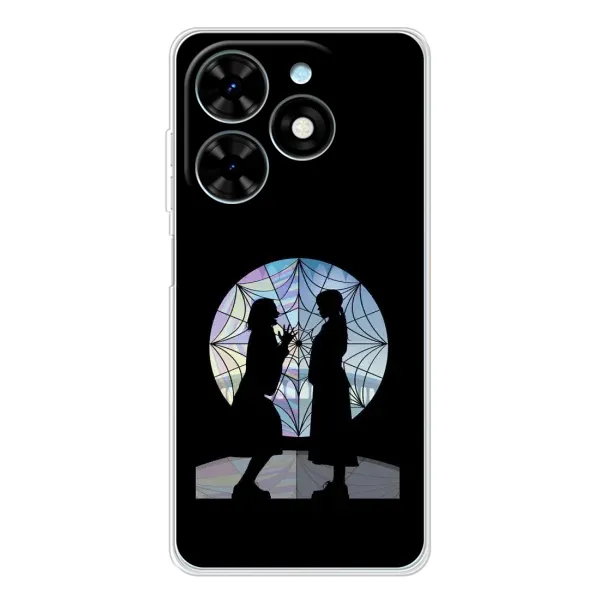 Чехол с принтом «комната Уэнздей» для TECNO Spark Go 2025