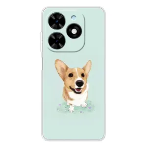 Чохли з собаками для Tecno Spark Go 2025 (VPrint) (Коргі)