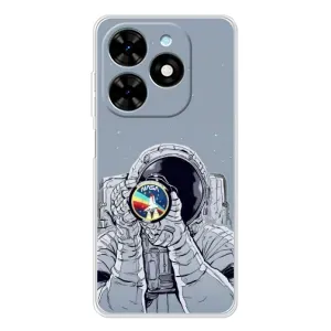 Чохол NASA для Tecno Spark Go 2025 (AlphaPrint) (Космонавт фото)