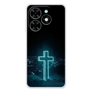 Чехол для Tecno Spark Go 2025 (AlphaPrint) - (Христианские)