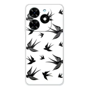 Чехол с птицами на Tecno Spark Go 2025 (VPrint)