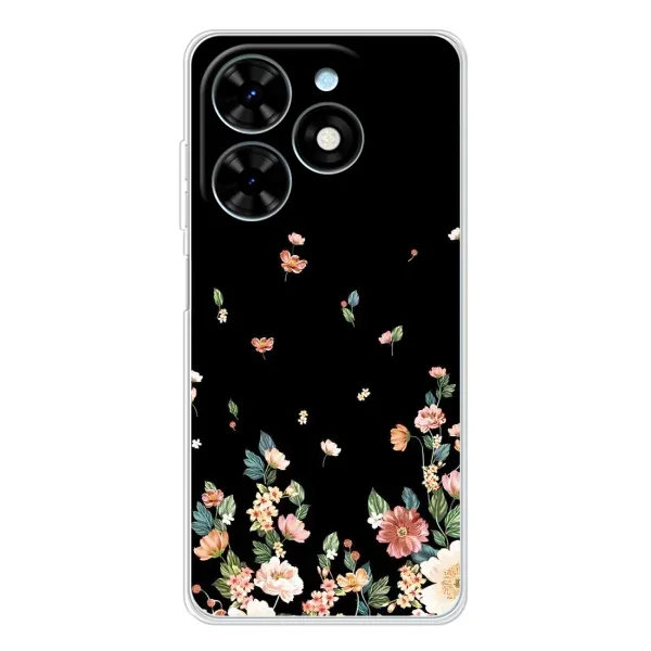 Чехол с принтом «Маленькие цветы» для TECNO Spark Go 2025