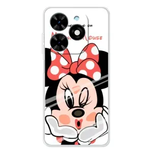 Эксклюзивный чехол для Tecno Spark Go 2025 (AlphaPrint - Мультяшные) (Маус Минни)