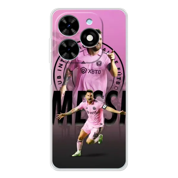 Чехол с принтом «Messi Miami» для TECNO Spark Go 2025